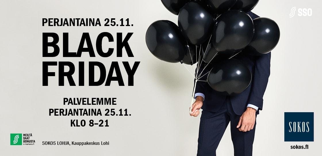 Lohi Black Friday – Kauppakeskus Lohen Black Friday